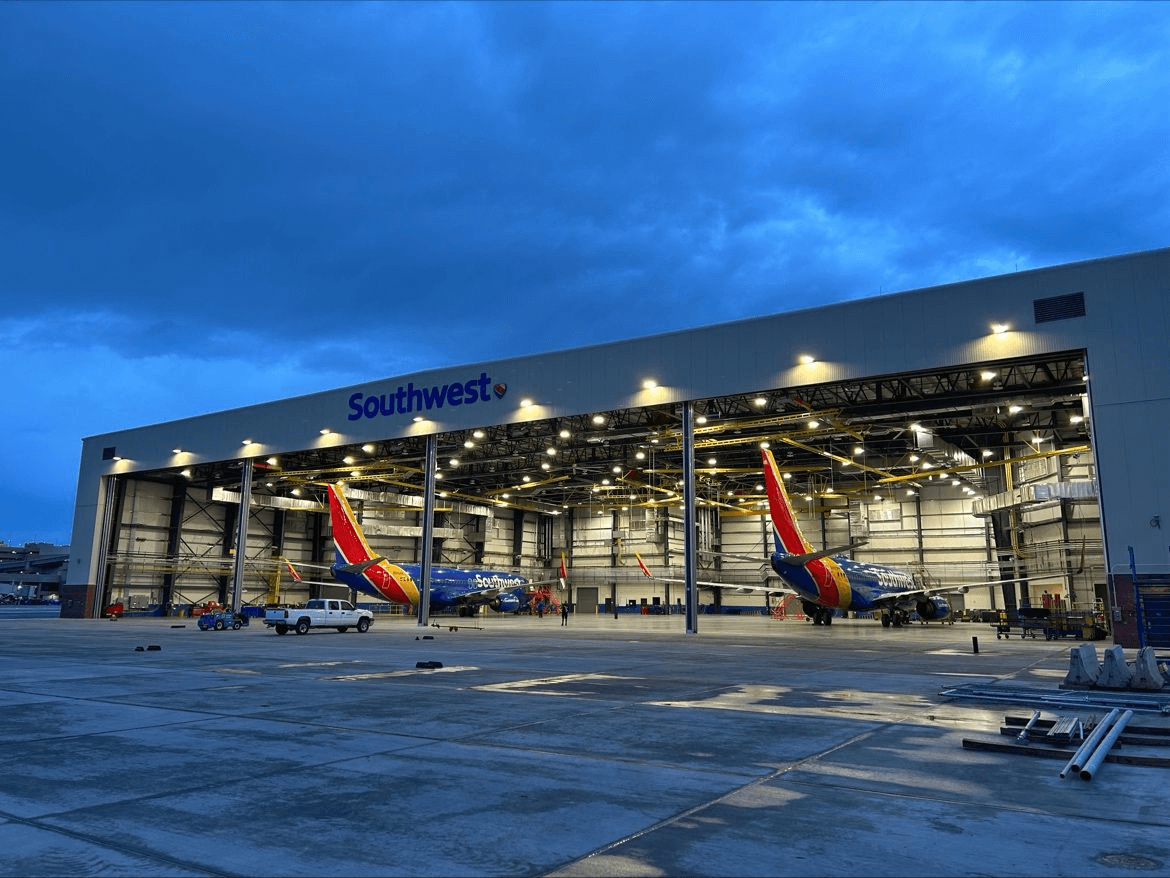 Southwest Airline Hangar – Image Building Systems